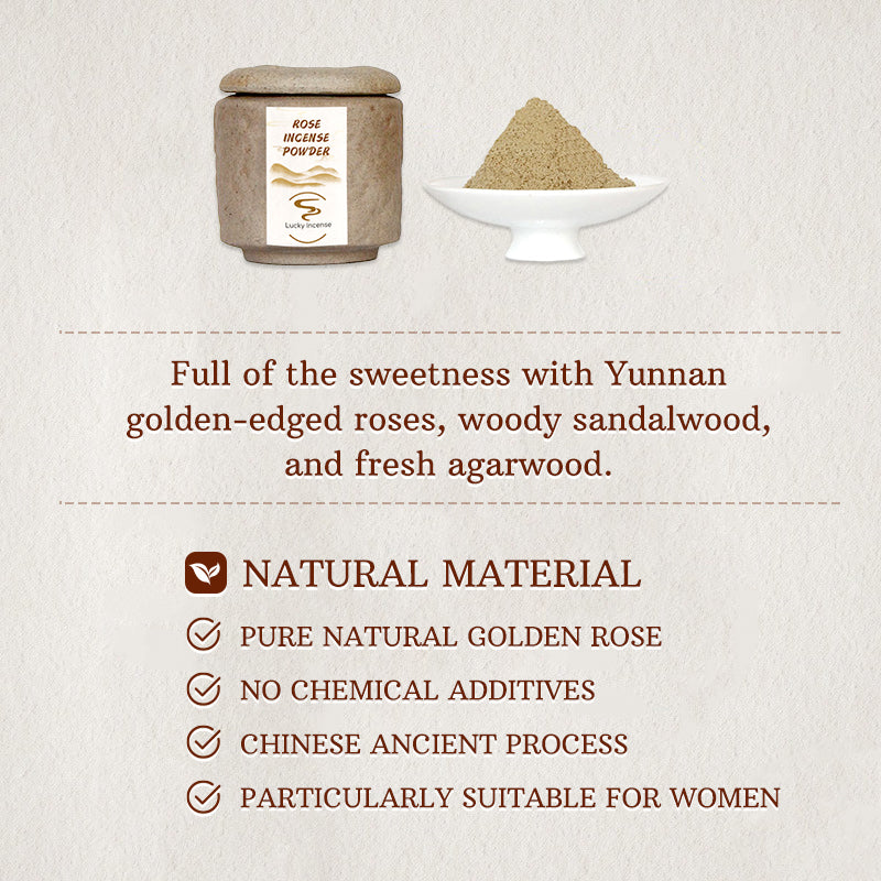 Rose Incense Powder