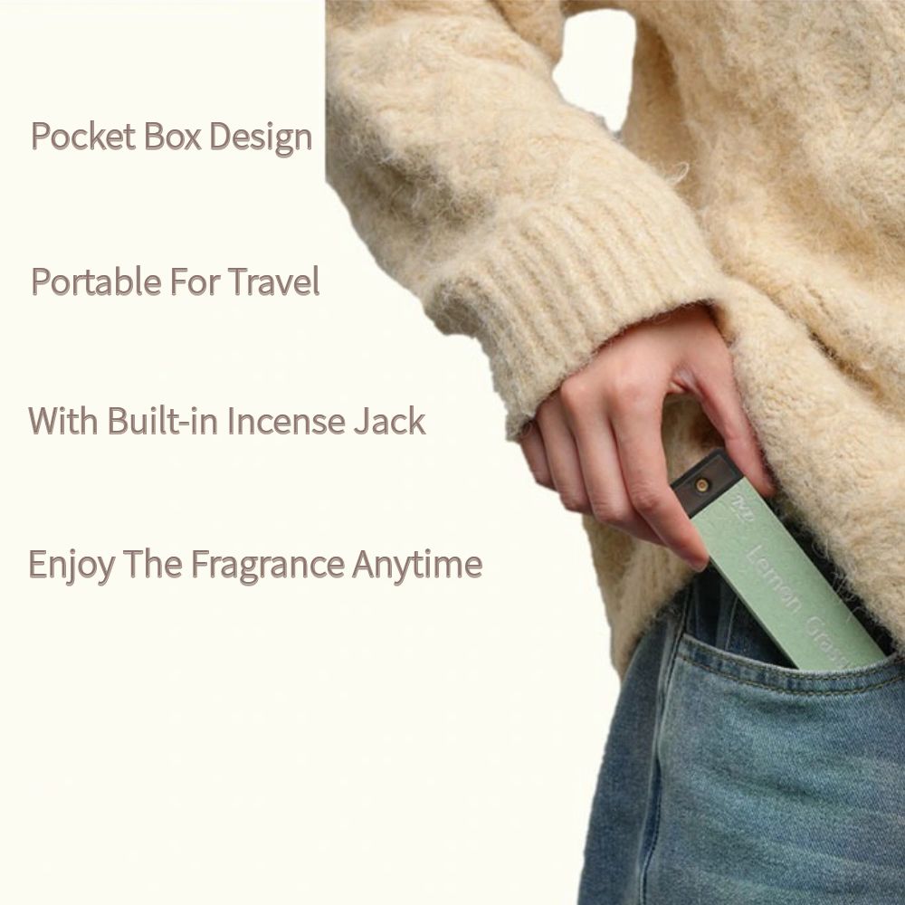 Citronella Lemongrass Pocket Incense For Travel