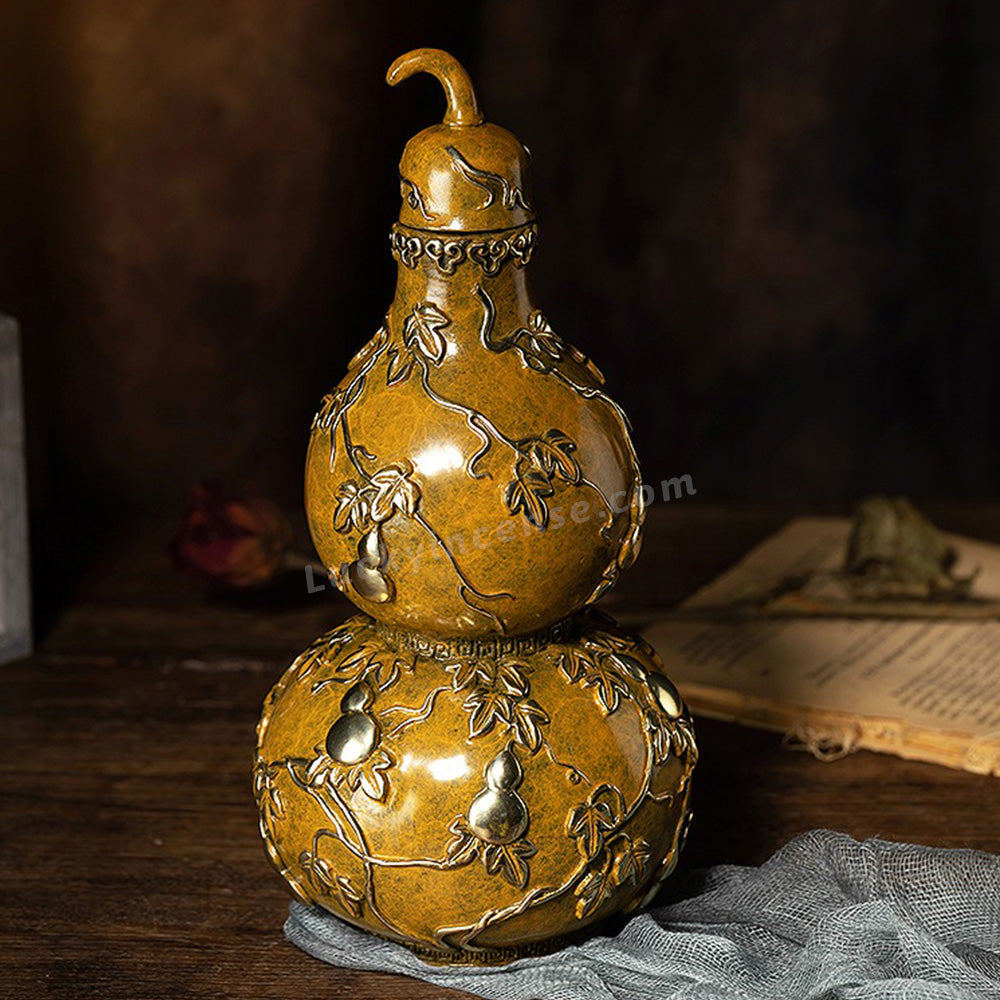 Pure Copper Auspicious Gourd