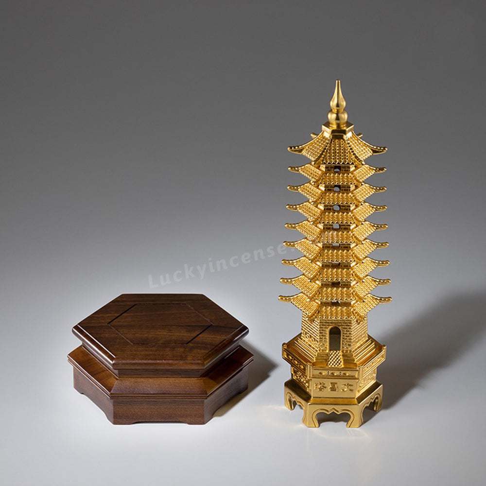 Brass Wen Chang Pagoda Gourd Top