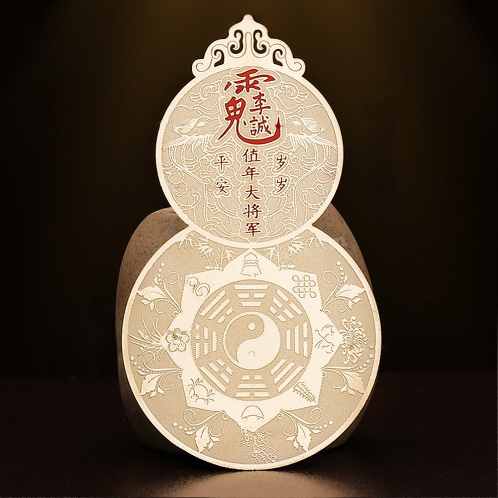 Taoist Tai Sui Fu Gourd Sticker