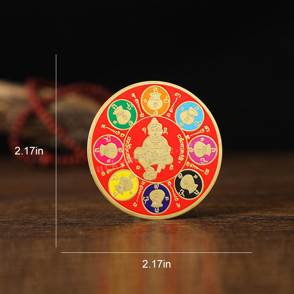 Painted Thai Style Metal Card