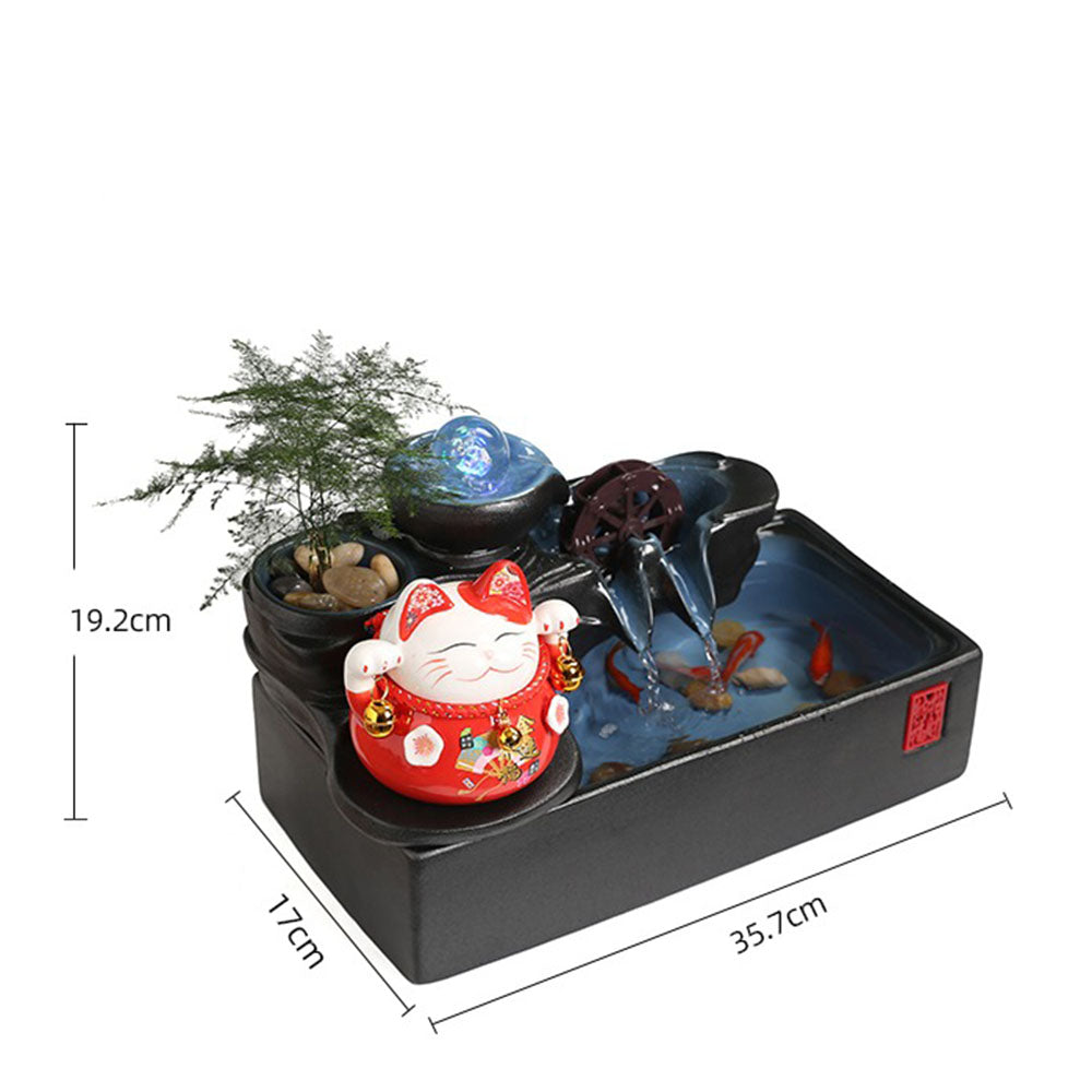 Lucky Cat Mist Water Fountain