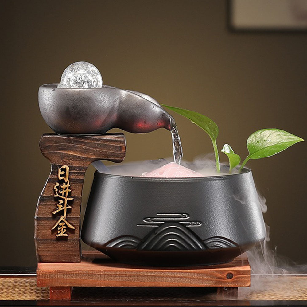 Gourd Mist Fountain for Wealth