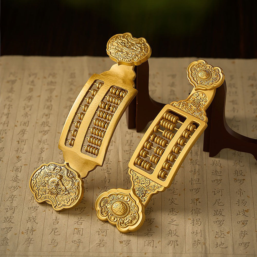 Brass Abacus of Prosperity