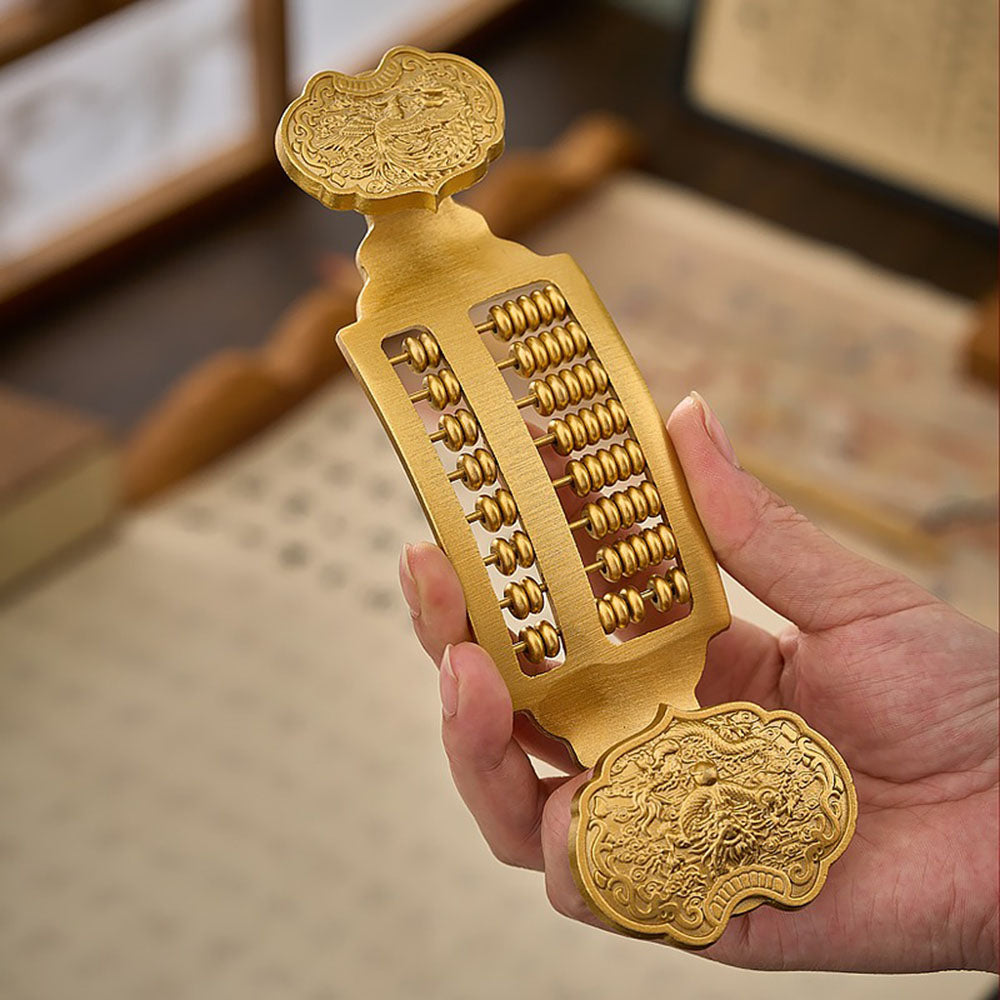 Brass Abacus of Prosperity