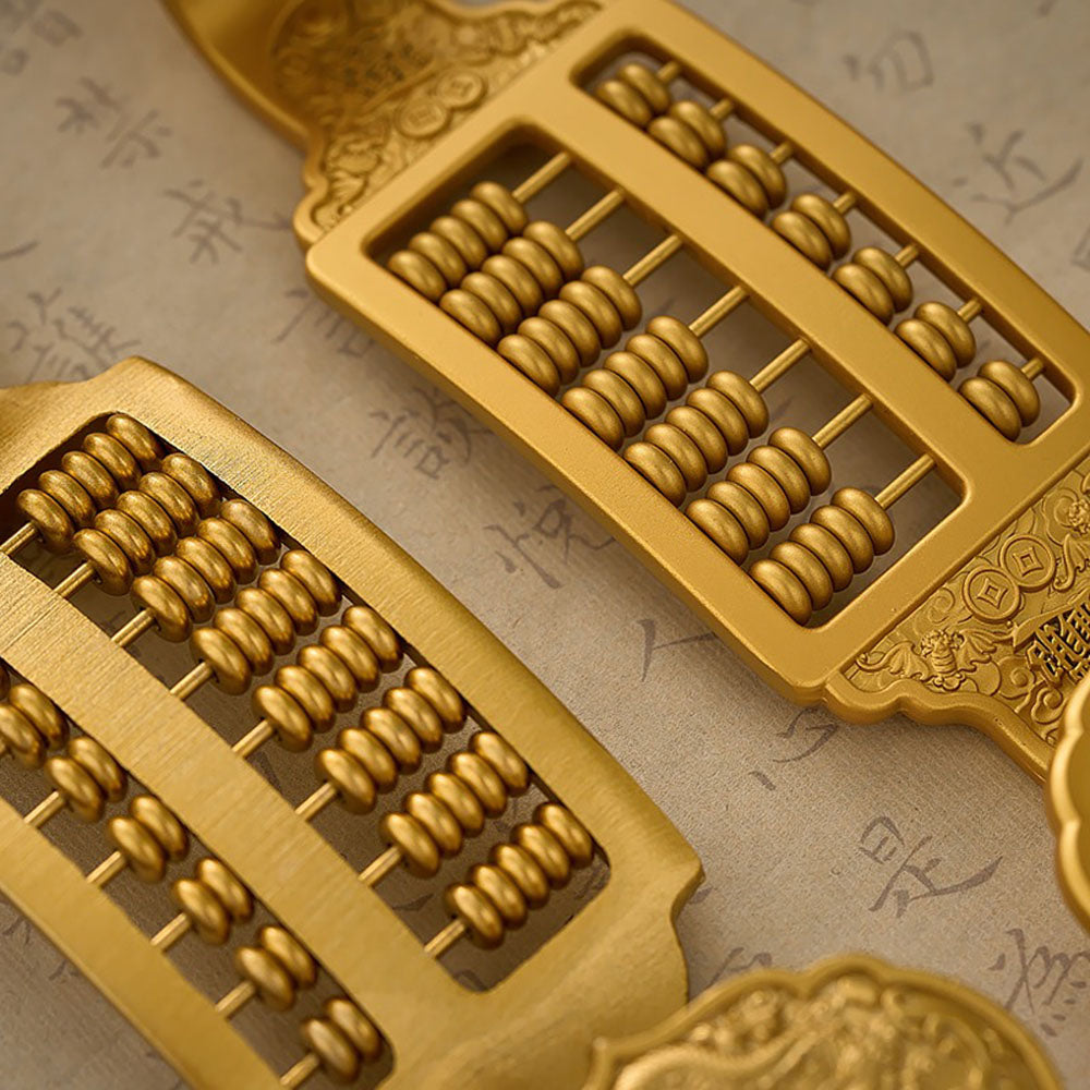 Brass Abacus of Prosperity