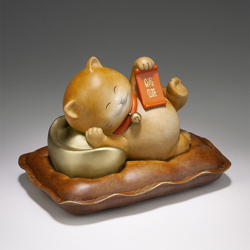 Brass Chinese Lucky Cat