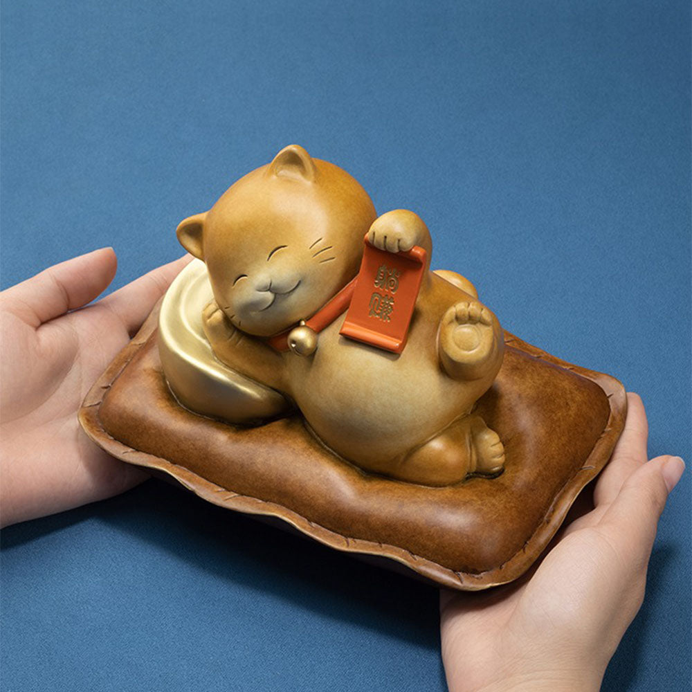 Brass Chinese Lucky Cat