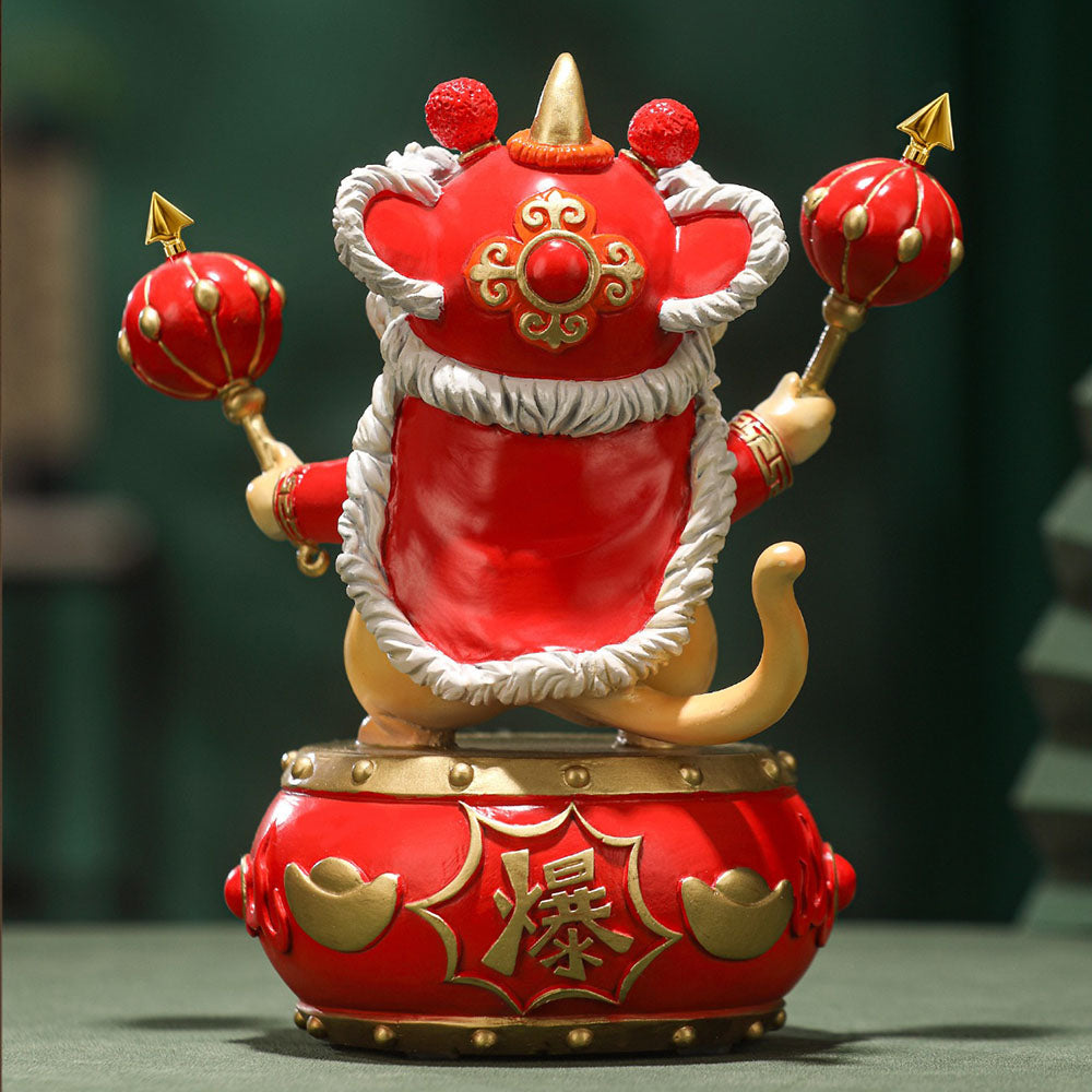 Chinese Fortune Cat With Lion Head