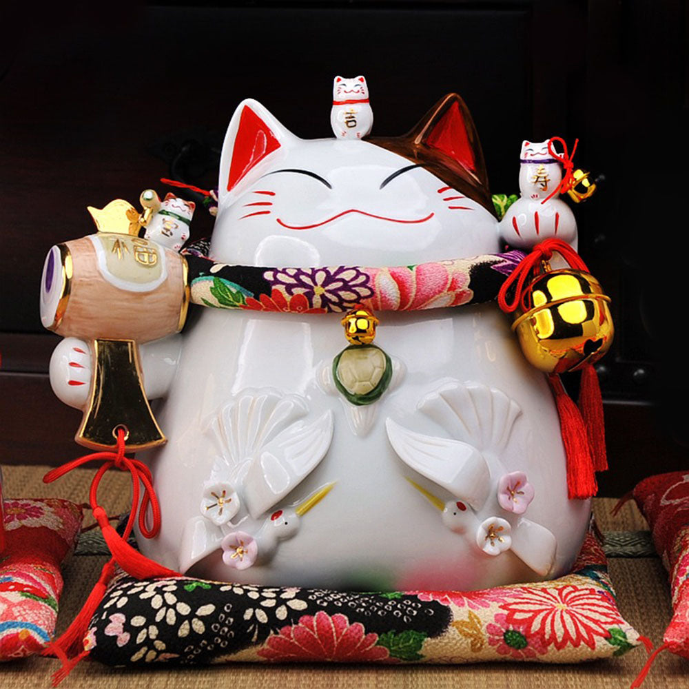 Handmade Japanese Maneki Neko Lucky Cat