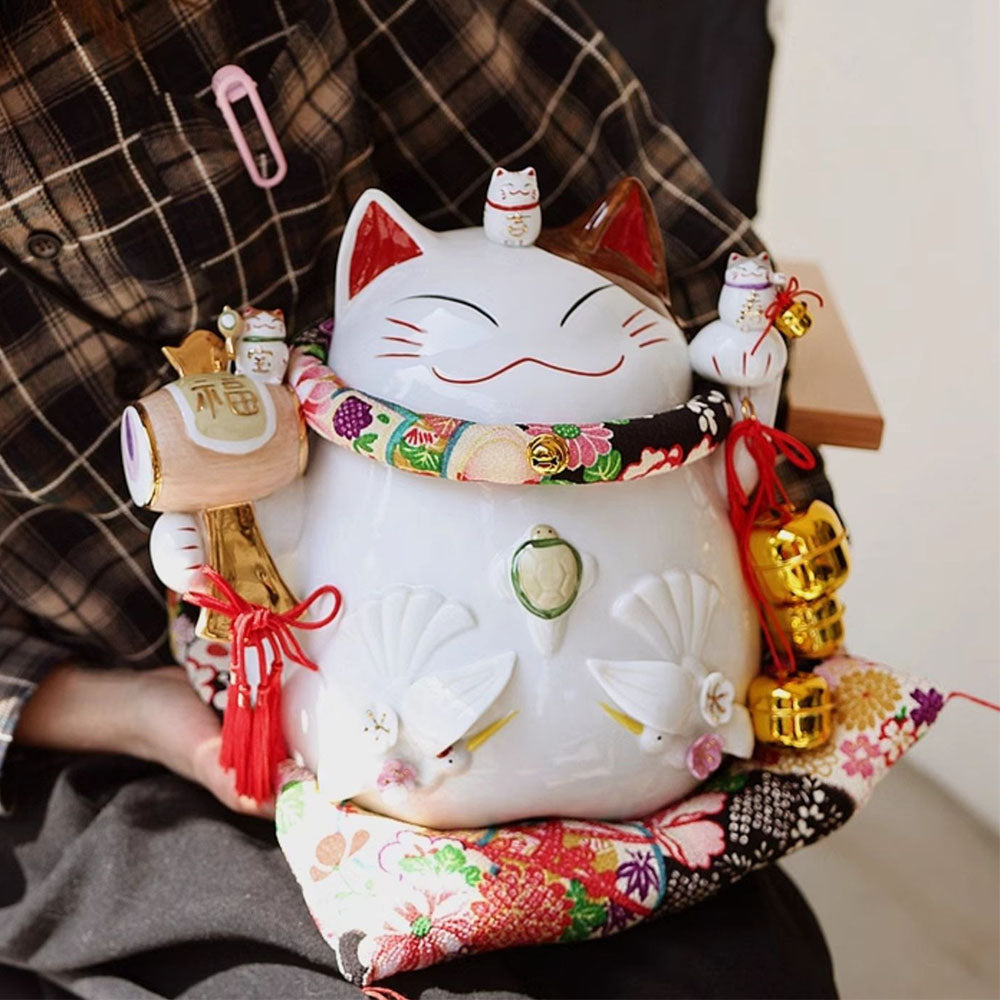Handmade Japanese Maneki Neko Lucky Cat