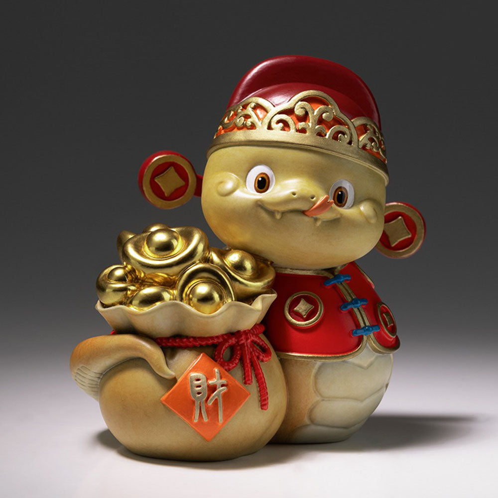 Lucky Snake With Money Bag