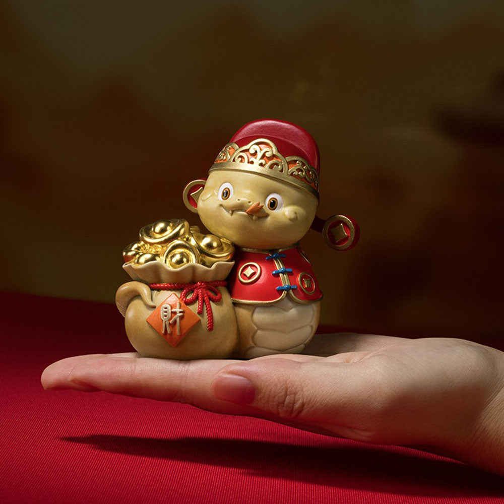 Lucky Snake With Money Bag