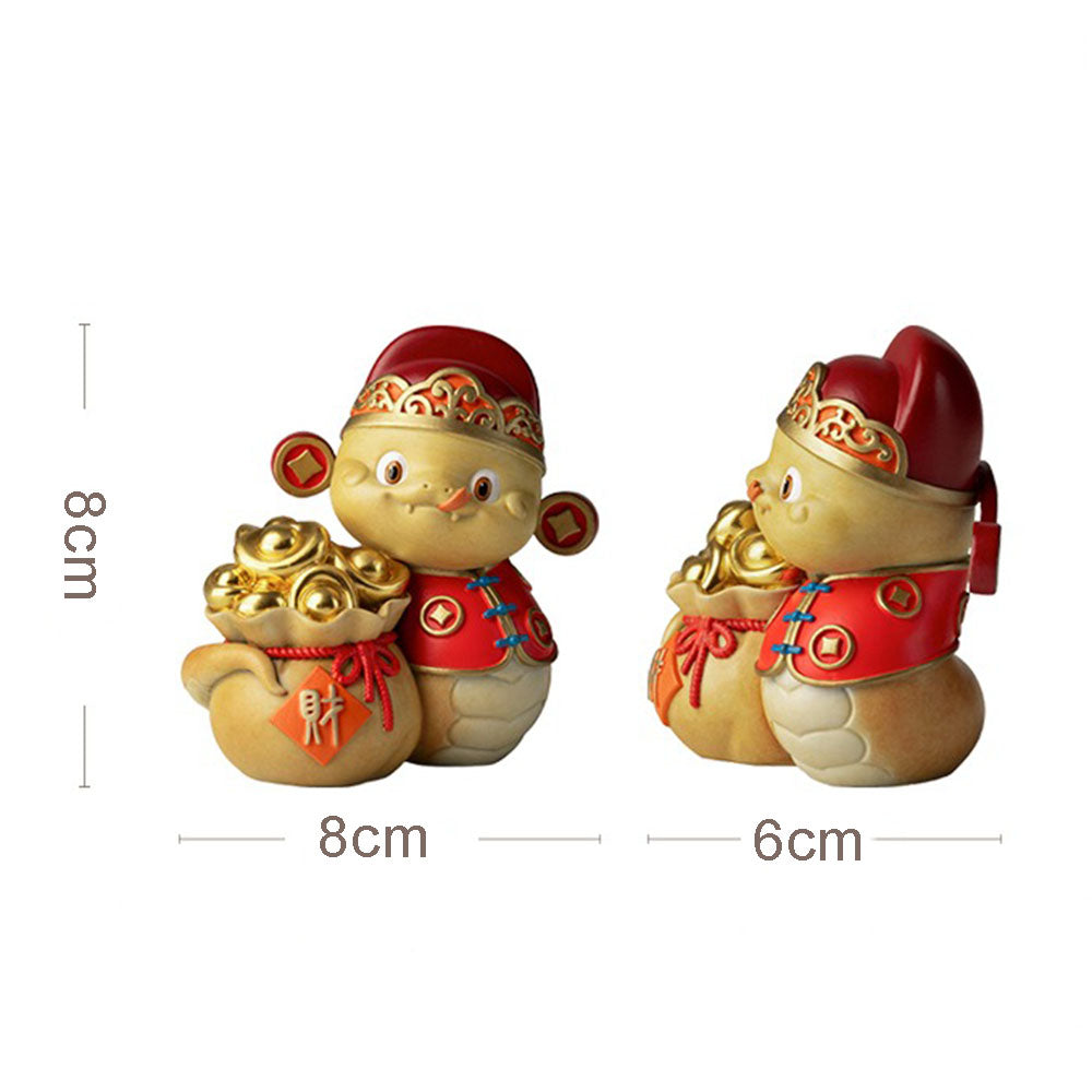 Lucky Snake With Money Bag