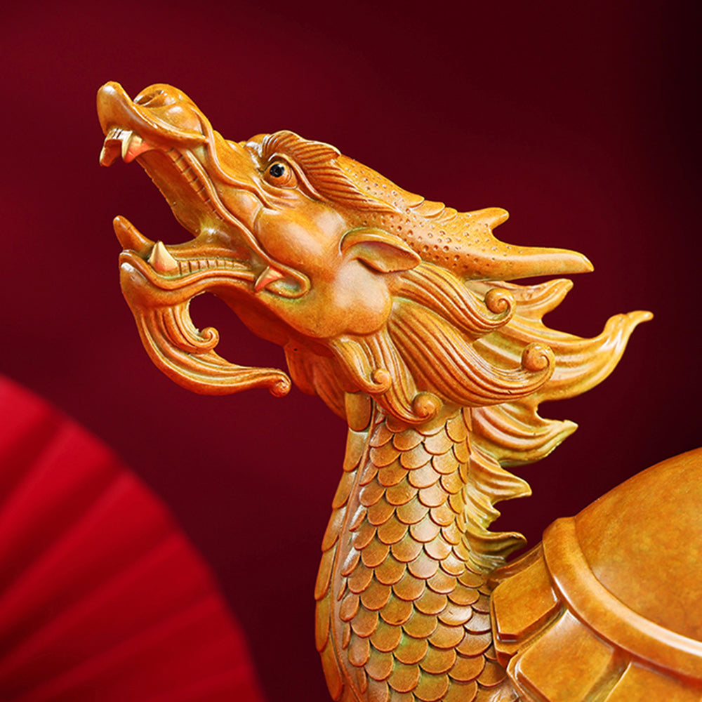 Solid Brass Dragon Turtle