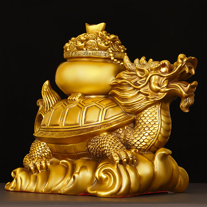 Fortune Brass Dragon Turtle