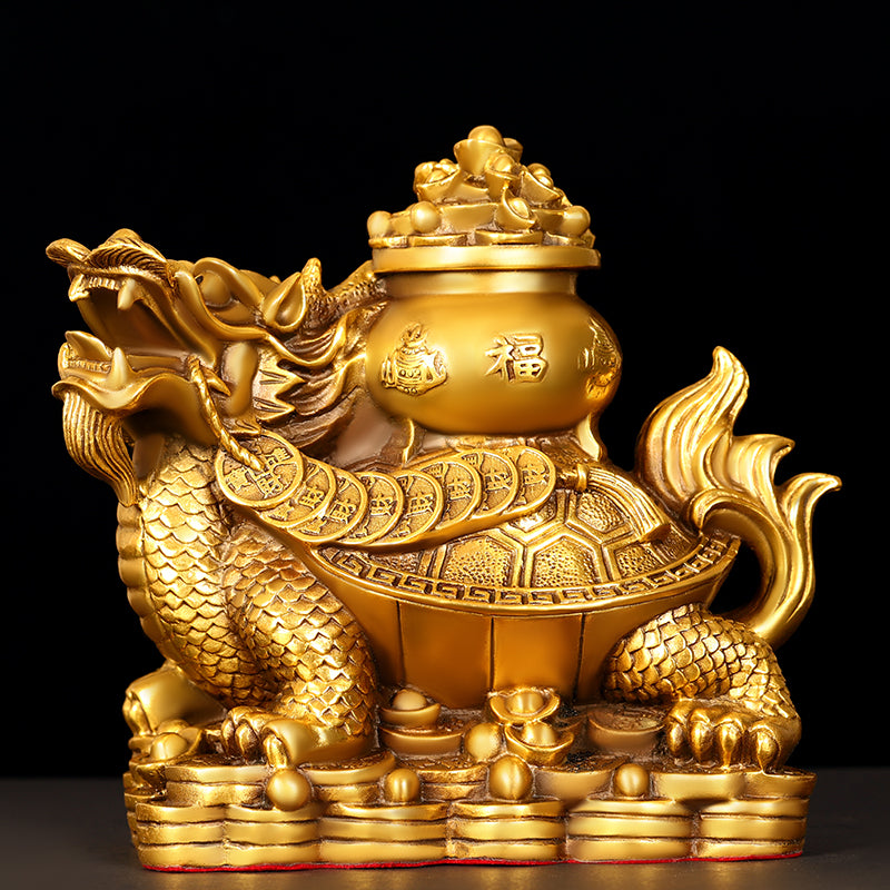 Fortune Brass Dragon Turtle