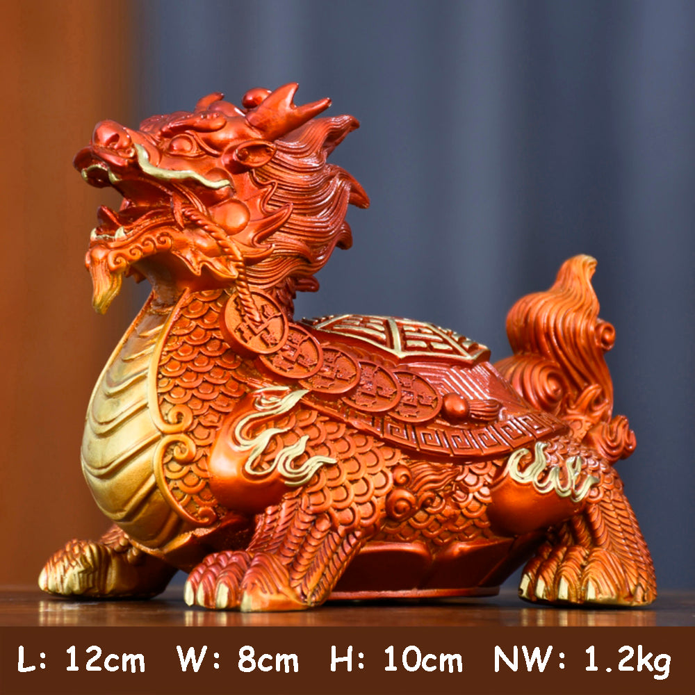 Traditional Lost-wax Casting Dragon Turtle