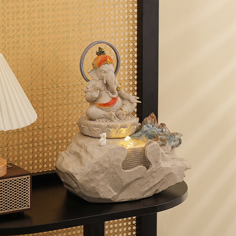 Ganesha Tabletop Water Fountain