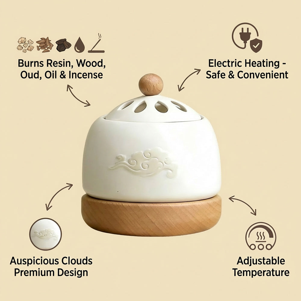 Auspicious Cloud Electric Incense Burner