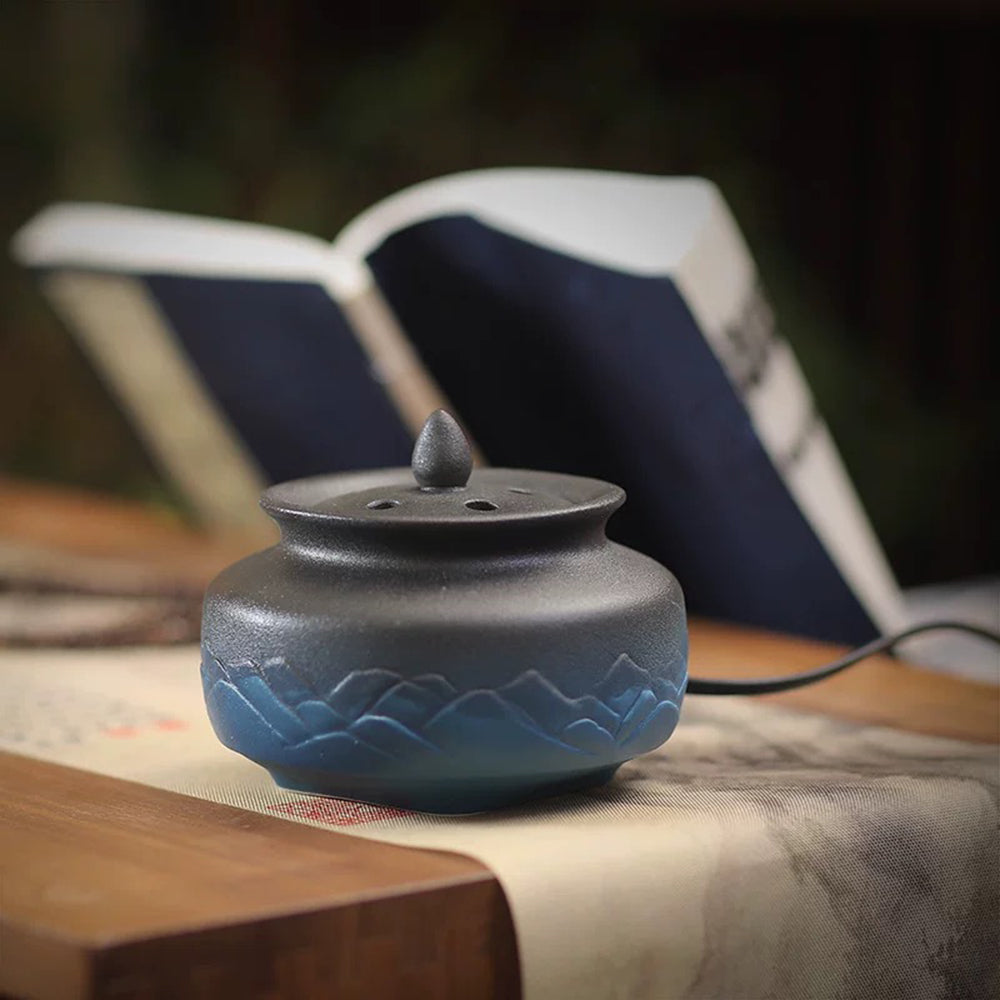 Grand Mountains And Rivers Electric Incense Burner