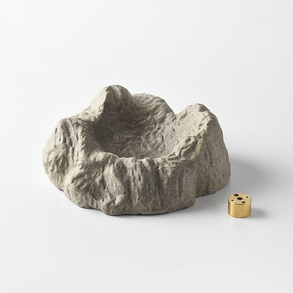 Moutain-Shaped Japanese Incense Holder