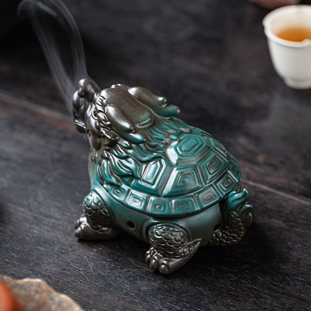 Dragon-Turtle Incense Burner