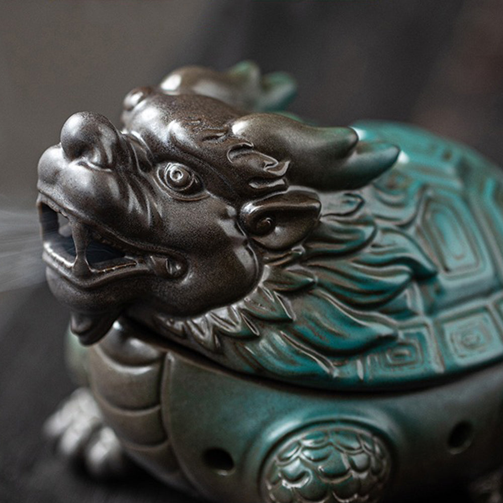 Dragon-Turtle Incense Burner
