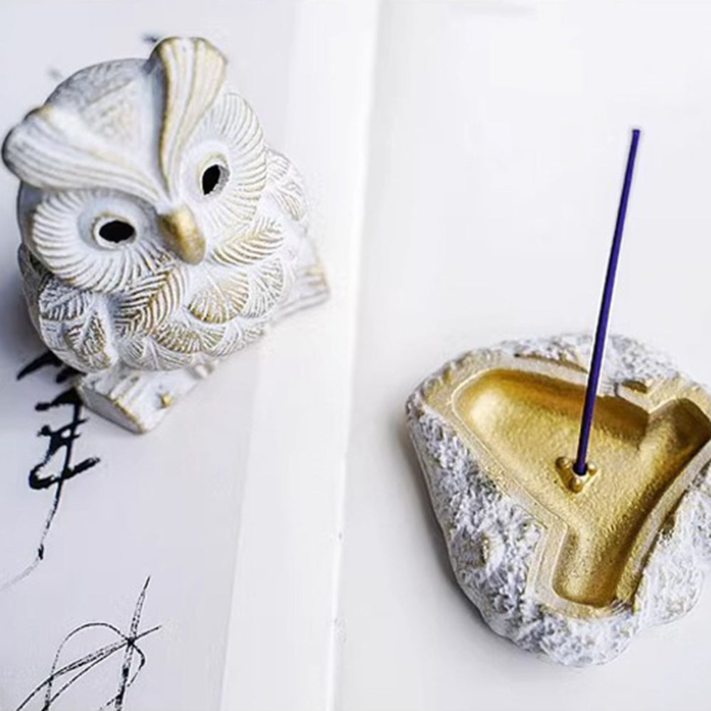 Award-Winning Owl Shaped Japanese Incense Burner