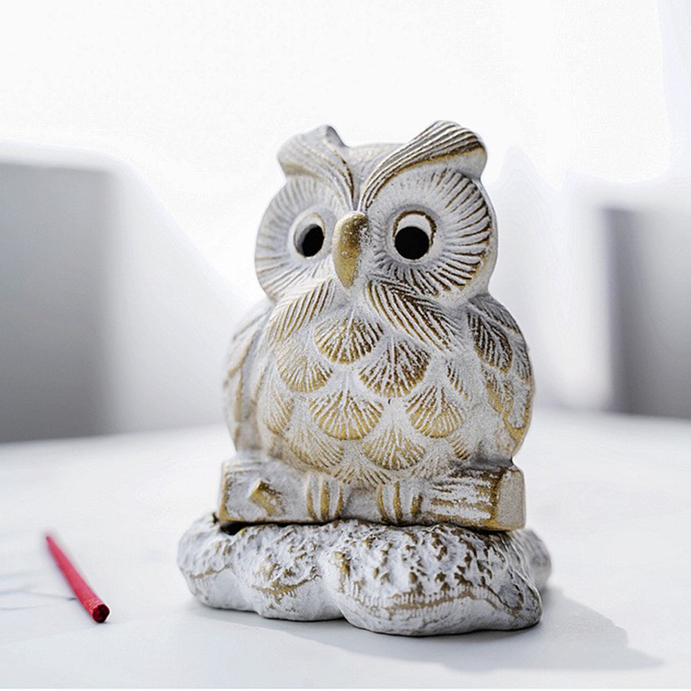 Award-Winning Owl Shaped Japanese Incense Burner