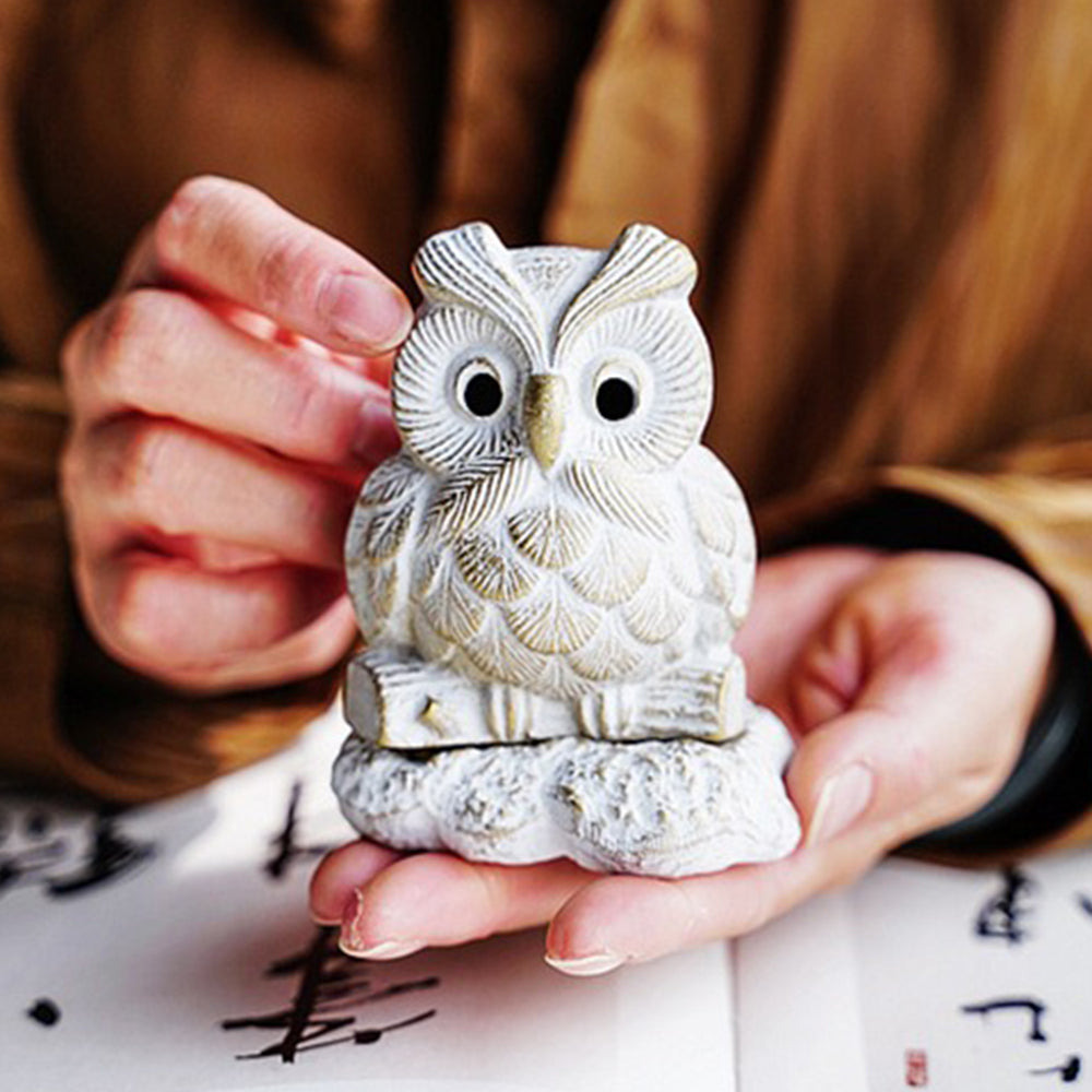 Award-Winning Owl Shaped Japanese Incense Burner