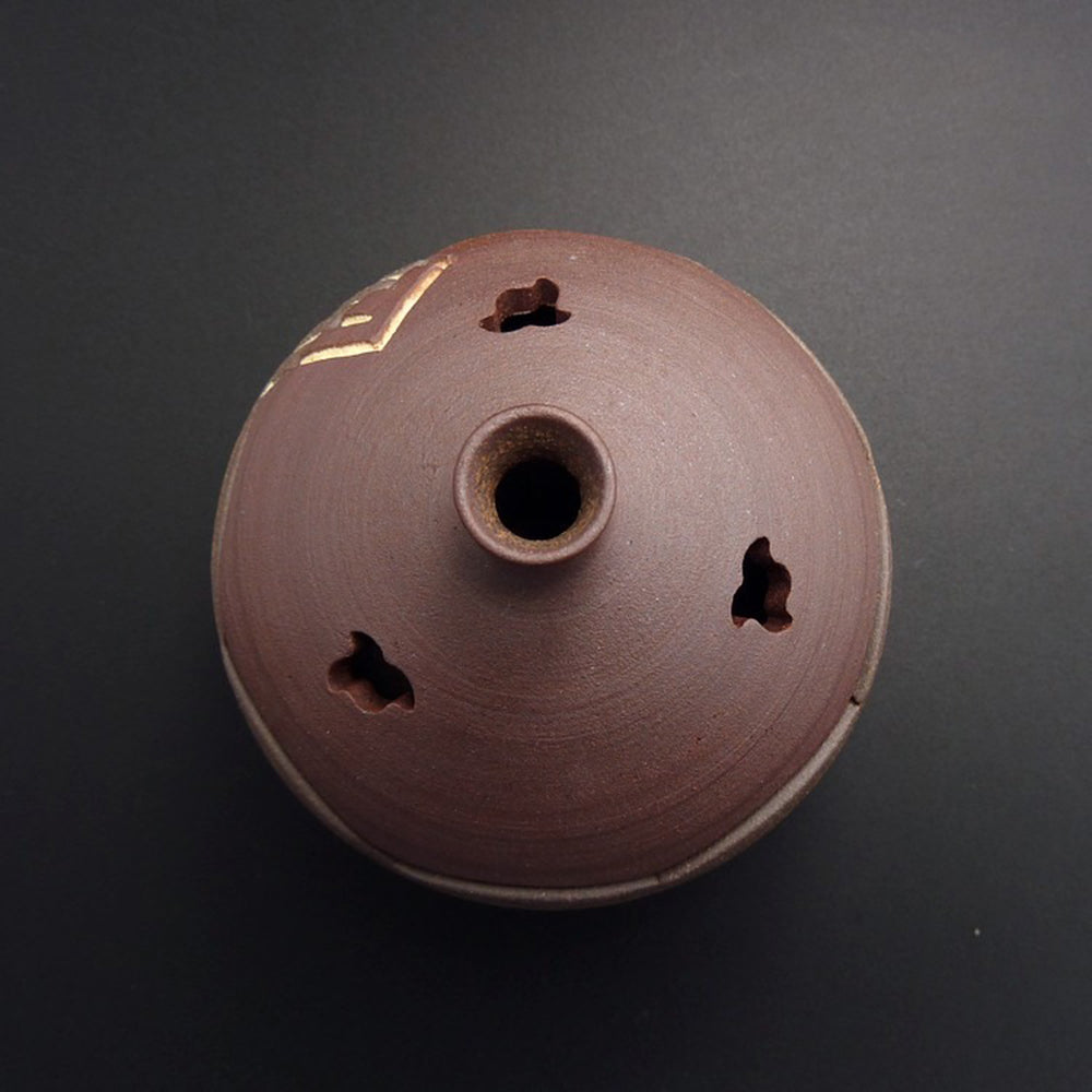 Japanese Handmade Pottery Incense Burner