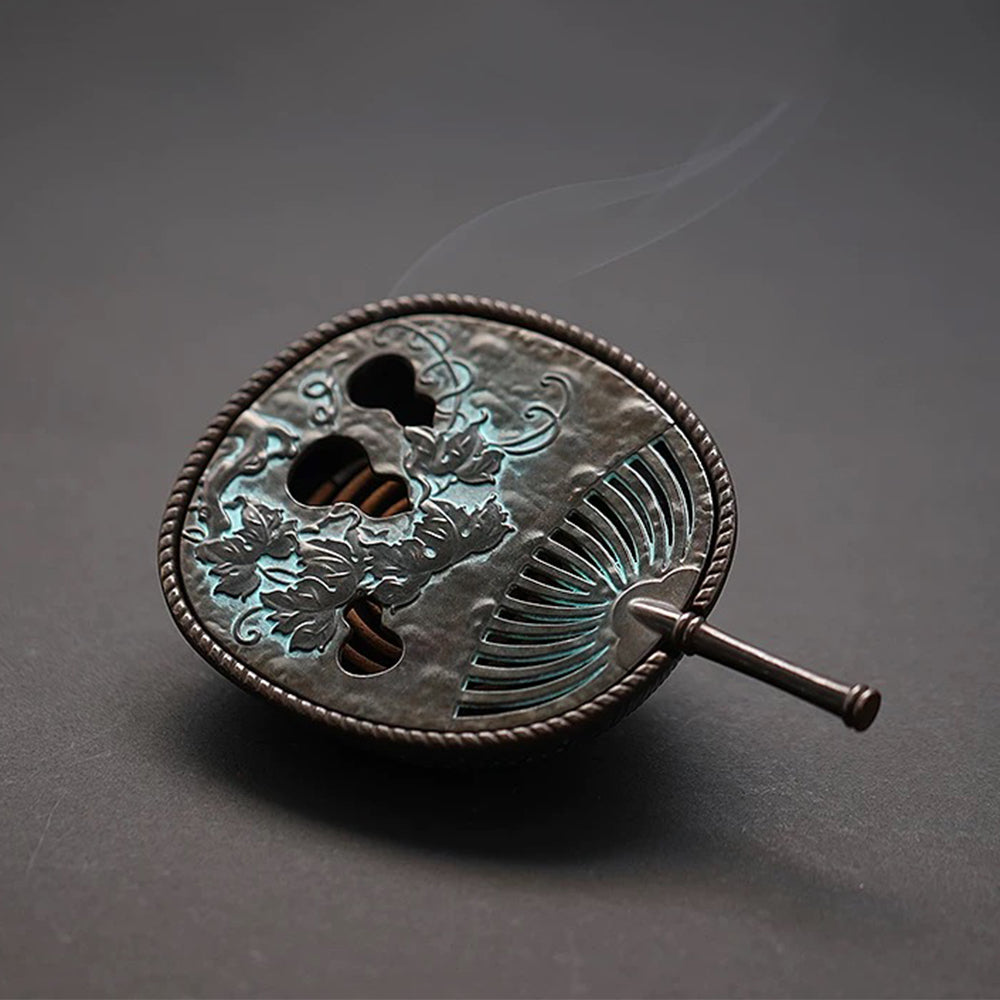 Japanese Hollow Gourd Design Incense Burner