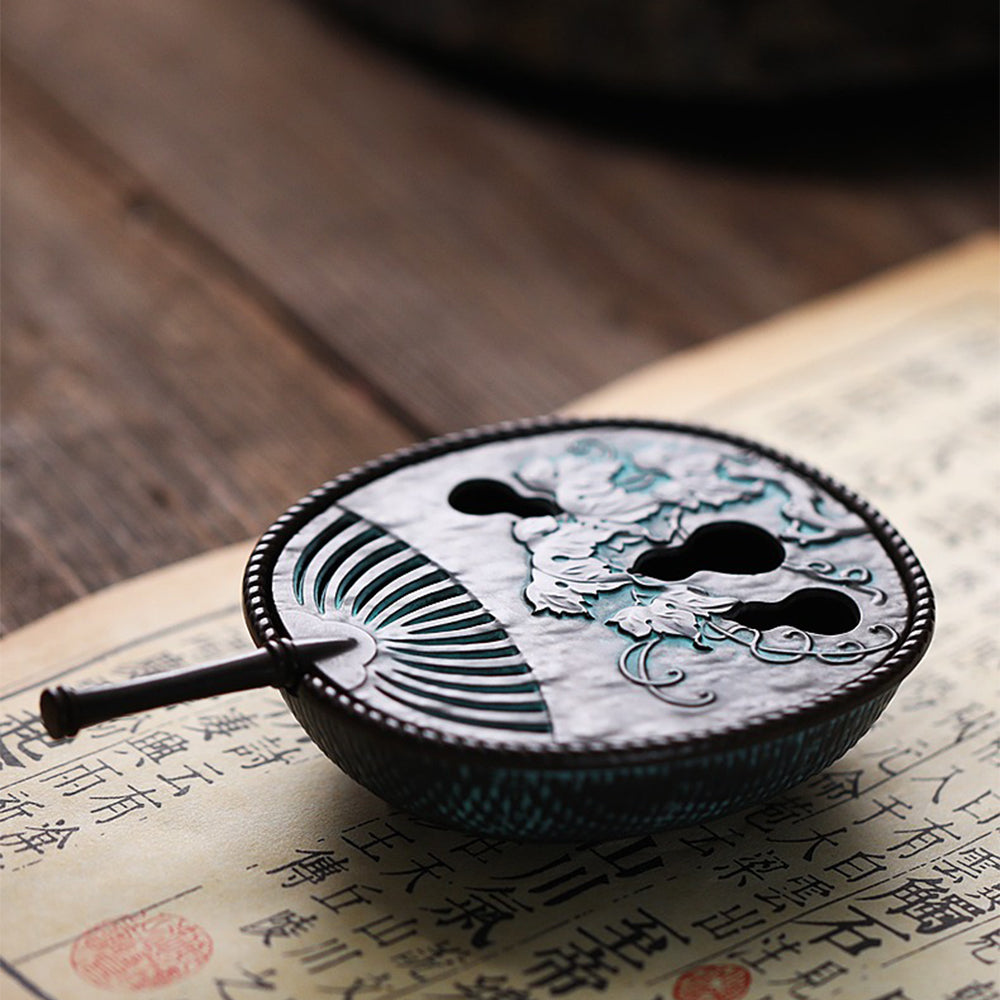 Japanese Hollow Gourd Design Incense Burner