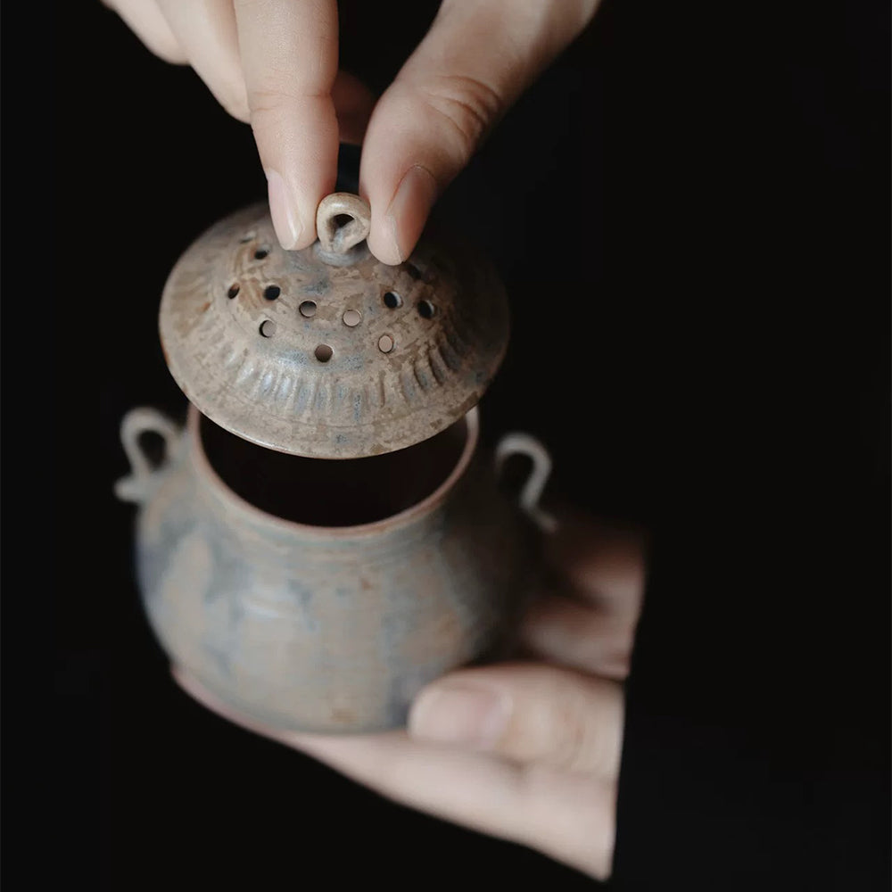 Coarse Pottery Simple Japanese Incense Burner