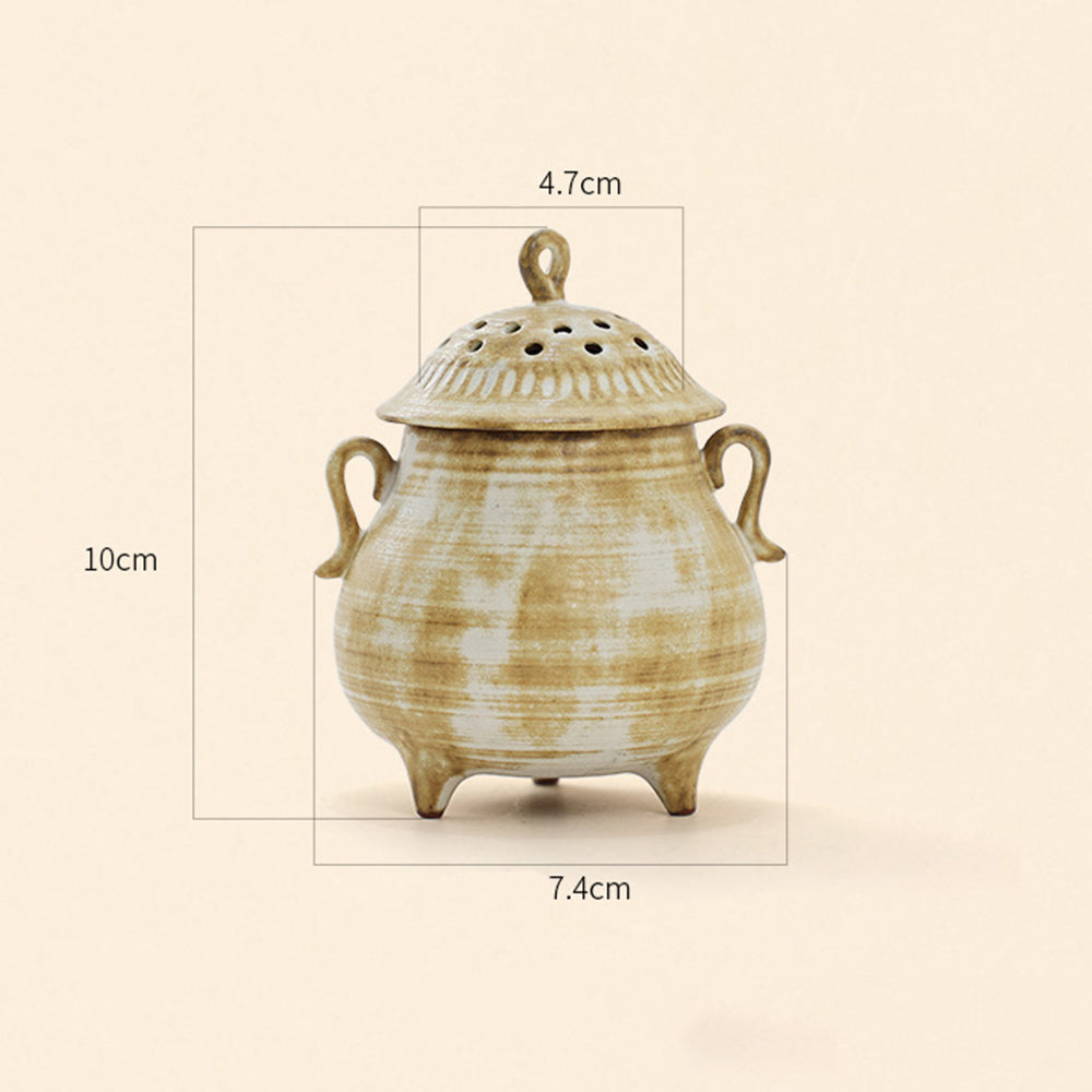 Coarse Pottery Simple Japanese Incense Burner