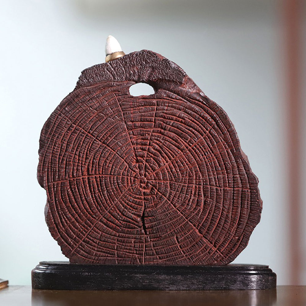 Indian Red Sandalwood Waterfall Incense Burner