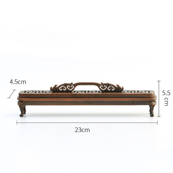 Auspicious Swastika Patterned Incense Box