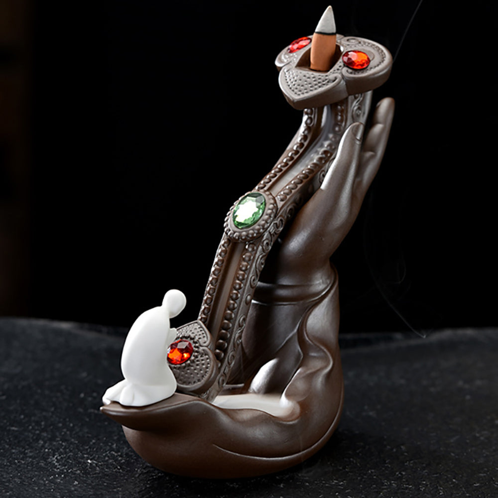 Lotus Ruyi Yixing Waterfall Burner