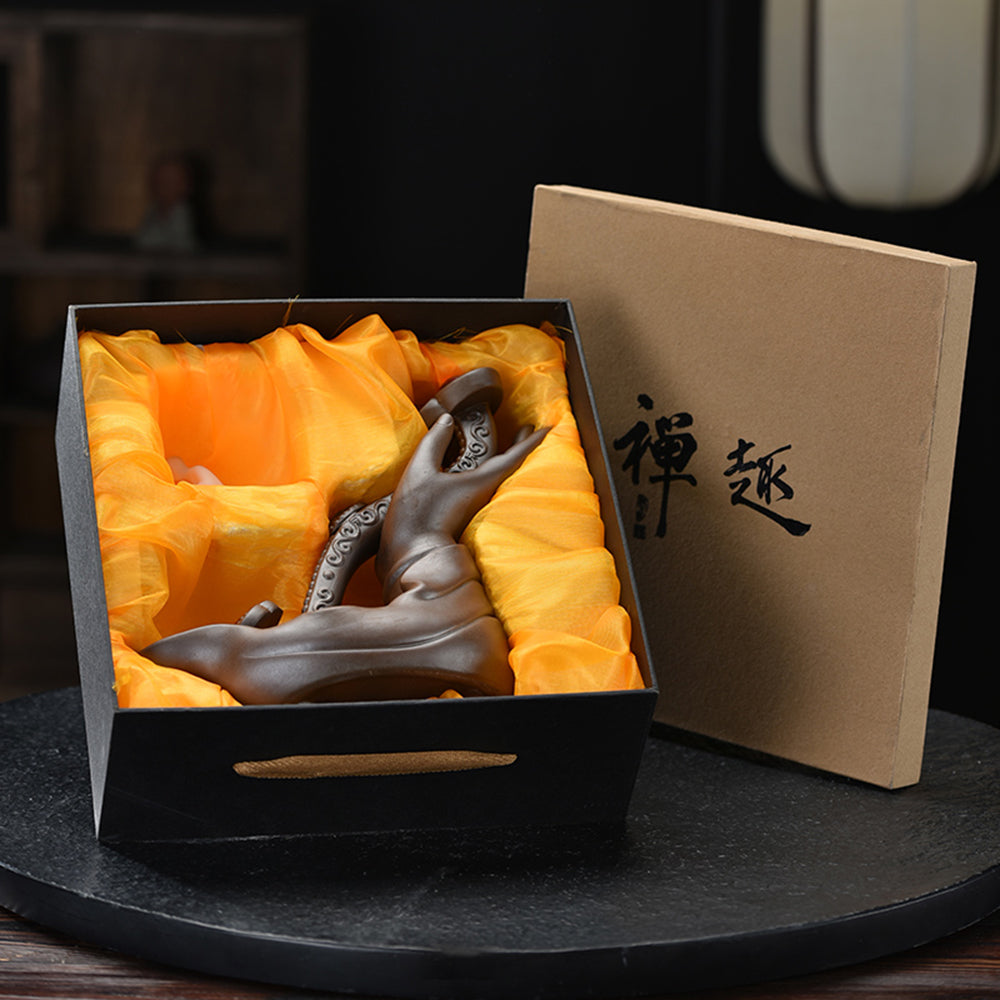 Lotus Ruyi Yixing Waterfall Burner