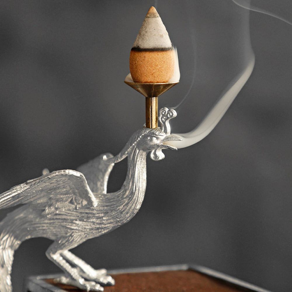 Phoenix Incense Burner with LED Light