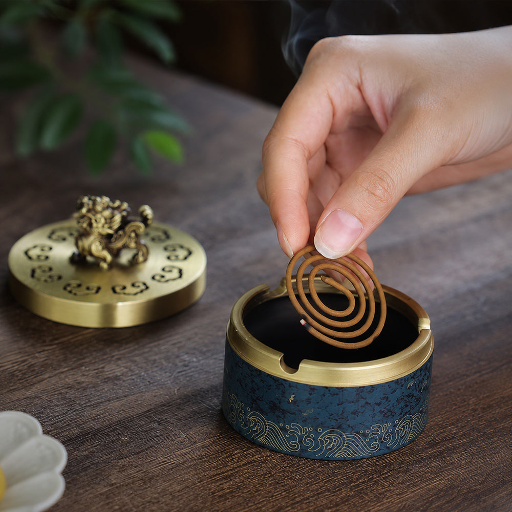 Brass Pixiu Chinese Incense Burner