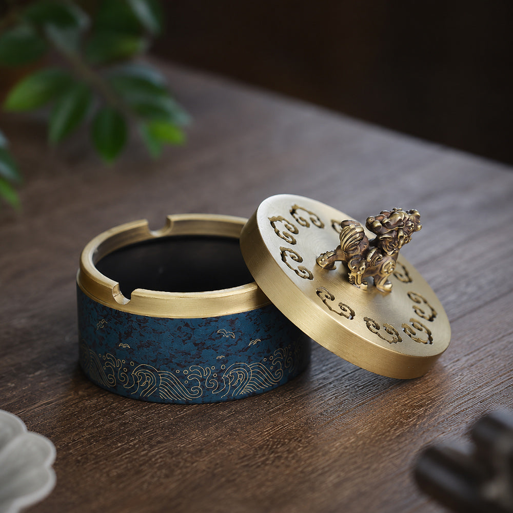 Brass Pixiu Chinese Incense Burner
