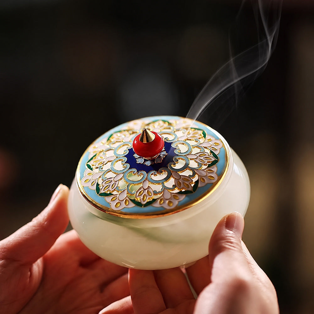 Jade Chinese Incense Burner