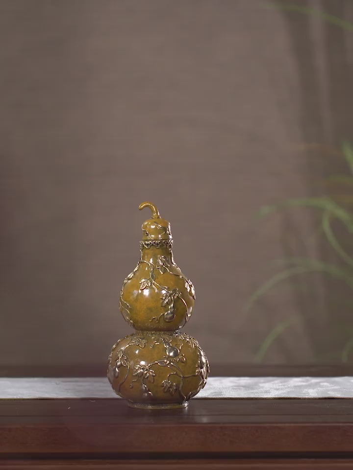 Pure Copper Auspicious Gourd