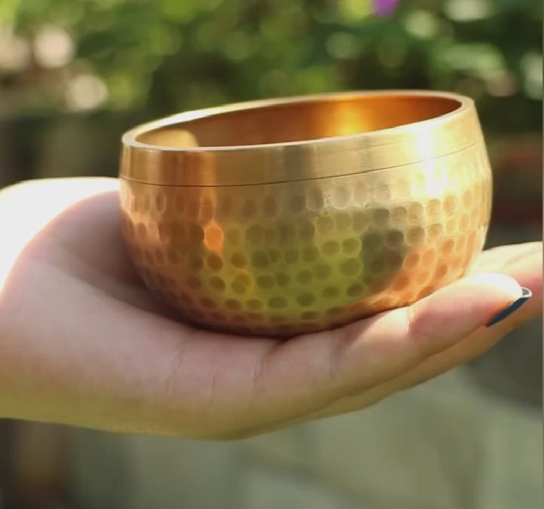 Handmade Nepal Meditation Bronze Singing Bowl
