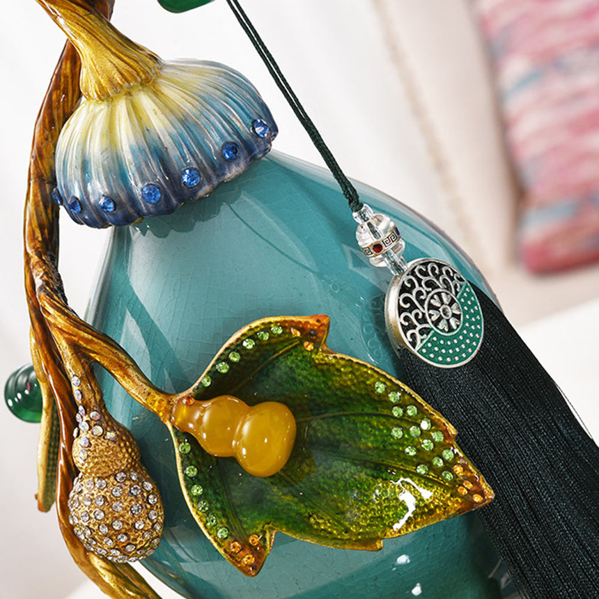 Jade Porcelain Five Blessings Gourd