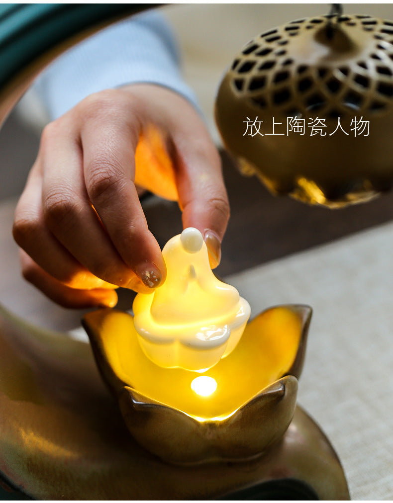 Lotus Ball Backflow Incense Burner