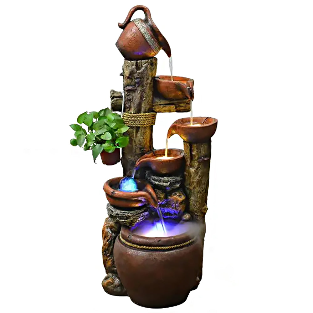 Caly Pot Running Water Indoor Waterfall